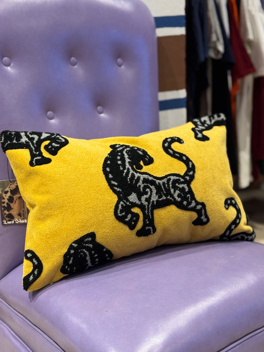 Mustard Tiger Lumber Cushion 30x50cm