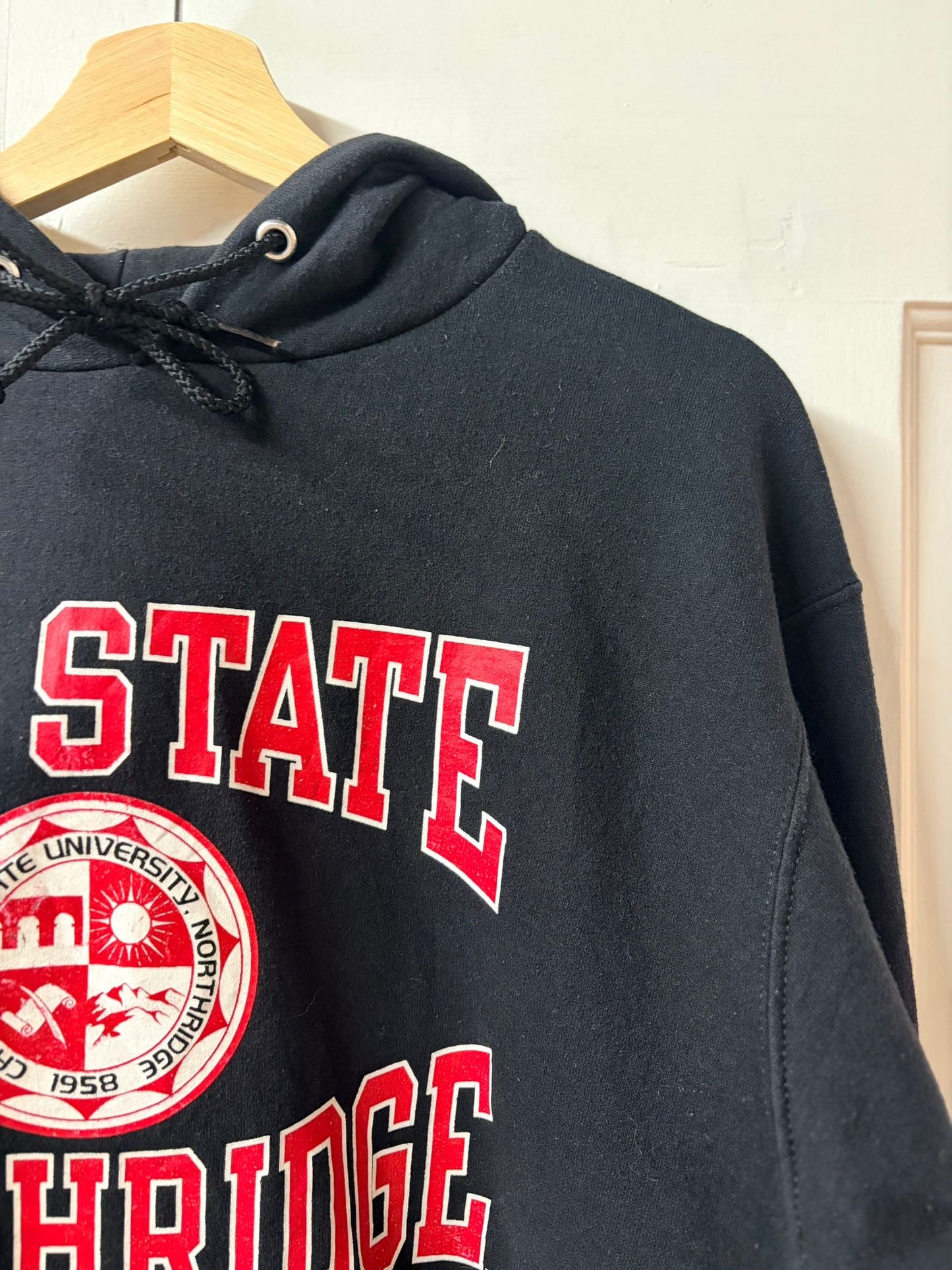 Champion Cal State Northridge Black Hoodie [M]