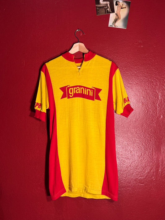 Vintage Granini DENTI Italy Cycling Jersey - S (AU S)