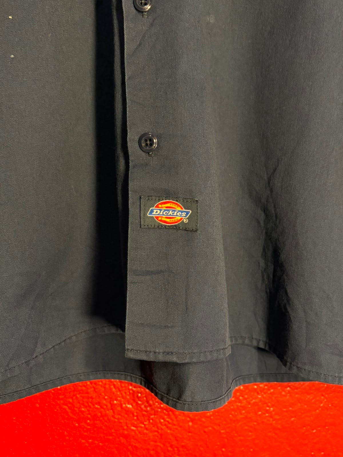 Vintage Dickies Long Sleeve Work Shirt (L)