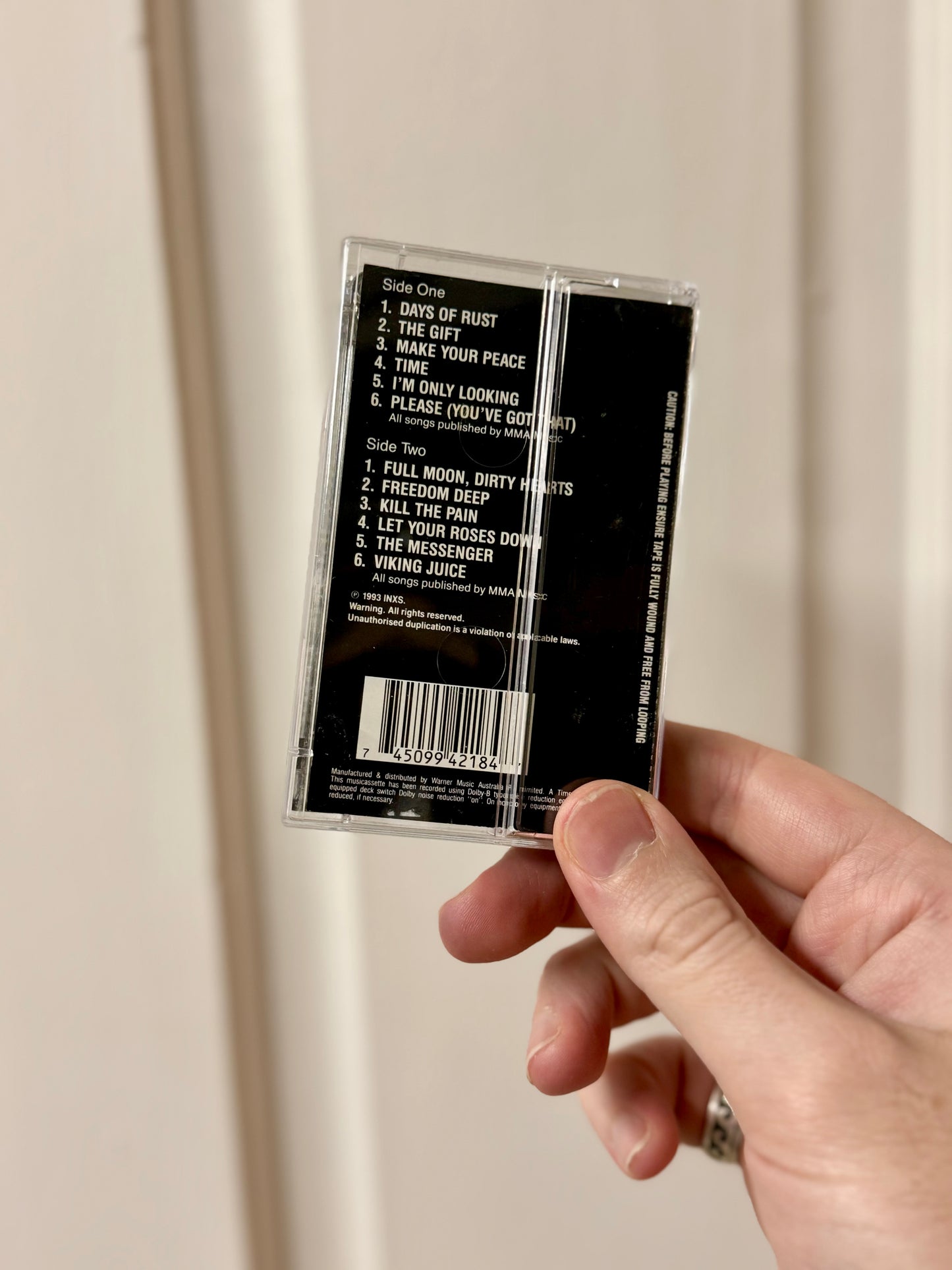 INXS Full Moon, Dirty Hearts - Vintage Cassette