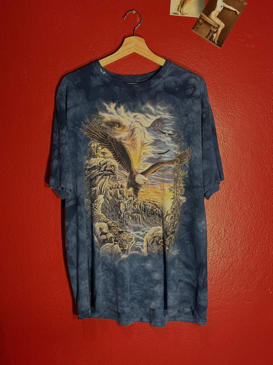 The Mountain Tie Dye Eagle Graphic T-Shirt - Size XL