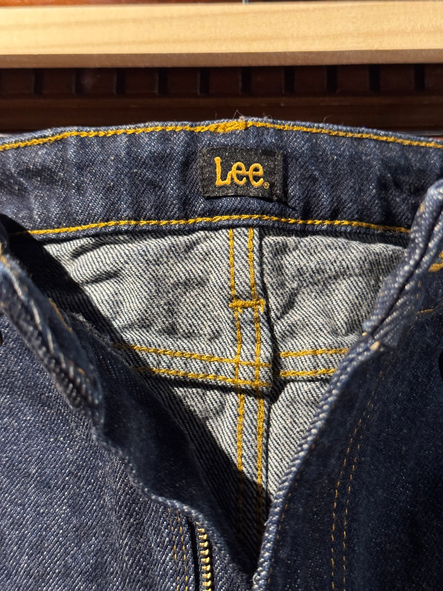 Lee Dark Wash Denim Mini Skirt