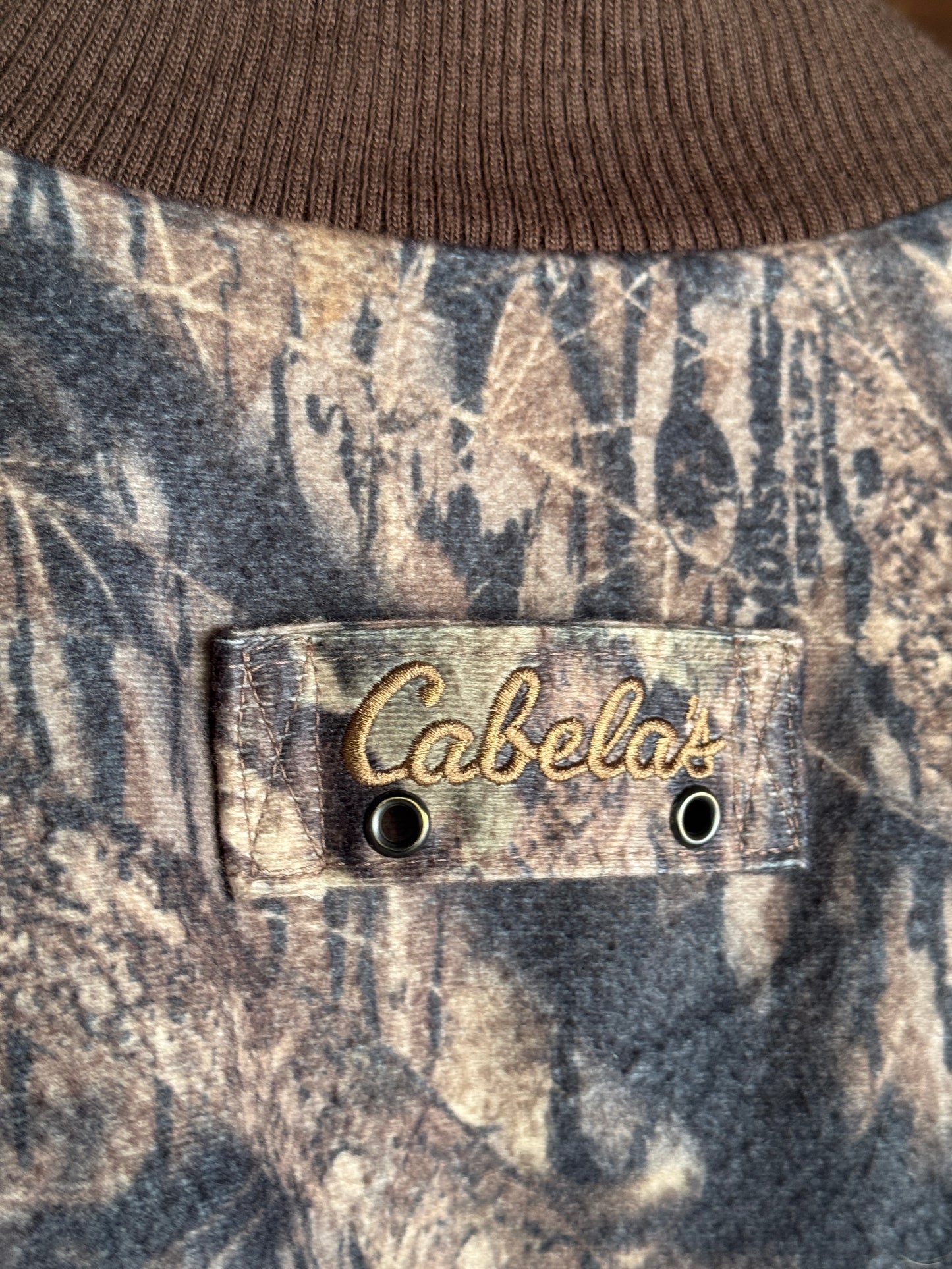 Vintage Cabela’s Thinsulate Camo Bomber Jacket (2XL)