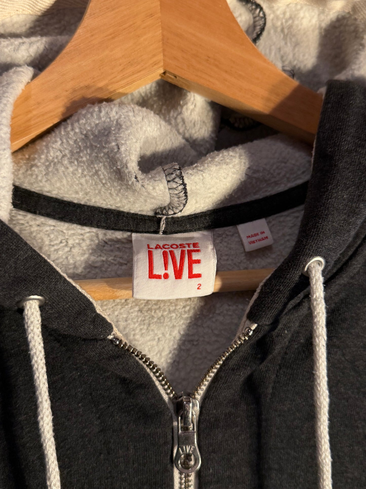 Lacoste Womens Charcoal Hoodie [XS/S]