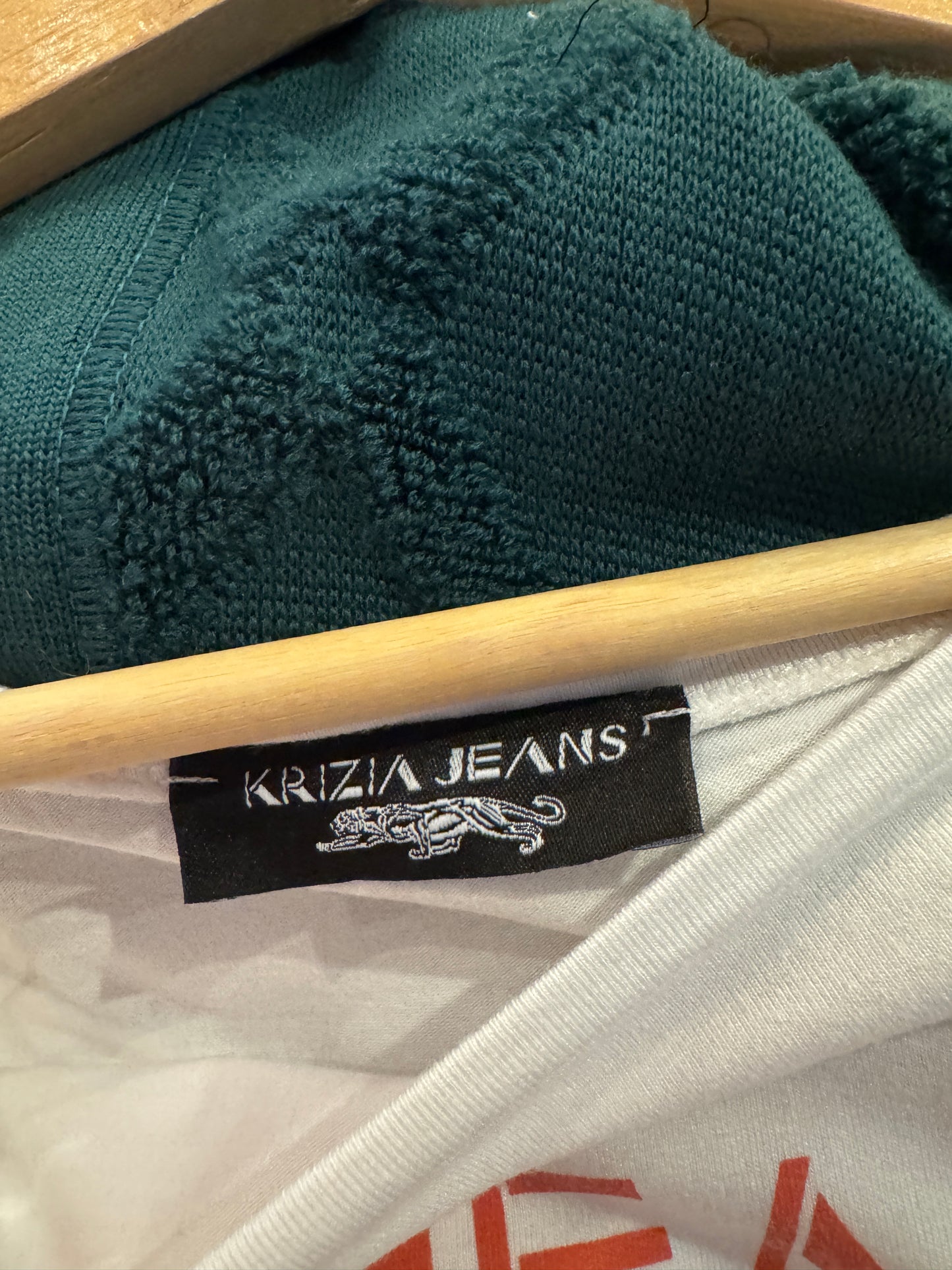 Vintage Italian Krizia Jeans Logo Tee Dress