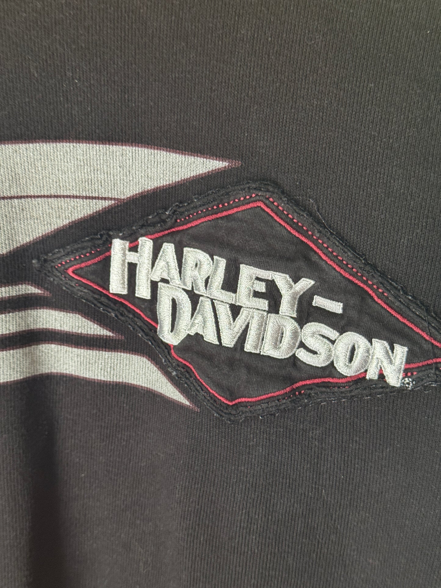 Vintage Harley Davidson Embroidered Crewneck Sweater [L]