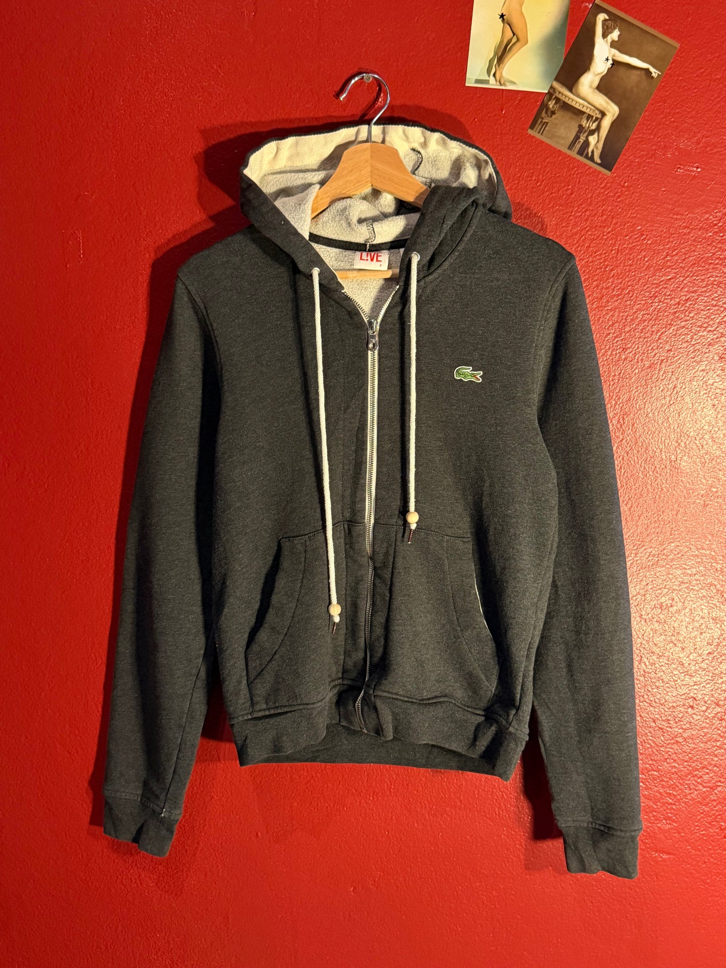 Lacoste Womens Charcoal Hoodie [XS/S]
