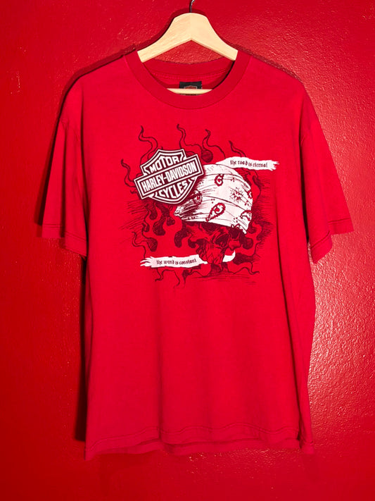 Harley-Davidson Skull Bandana Graphic T-Shirt [XL]