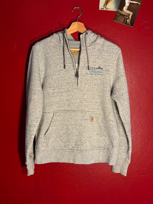 Carhartt Relaxed Fit Quarter Zip Hoodie (M)