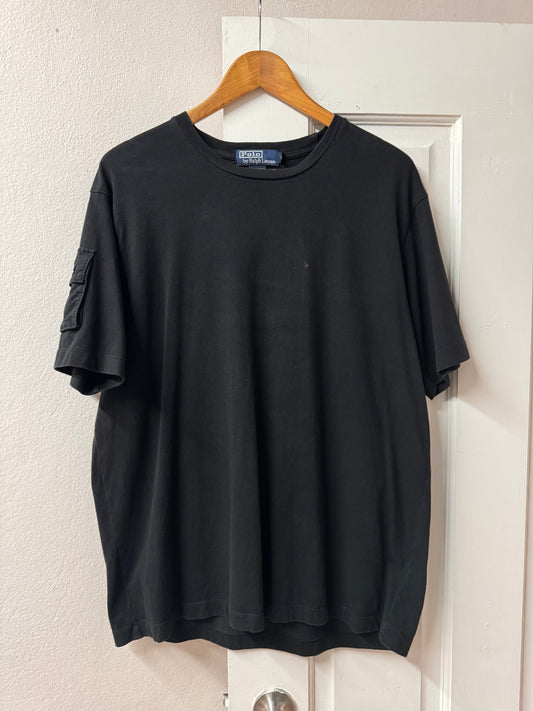 Black Polo by Ralph Lauren Tee [L]