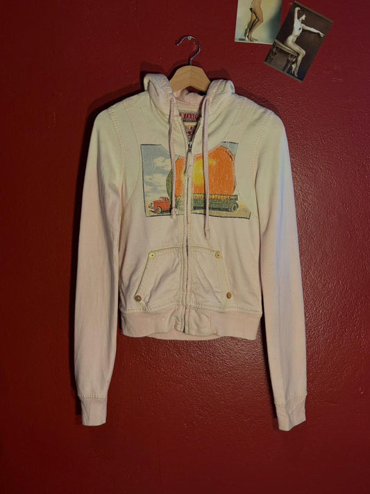 Vintage Y2K True Religion Allman Brothers Big T Zip Hoodie [S]