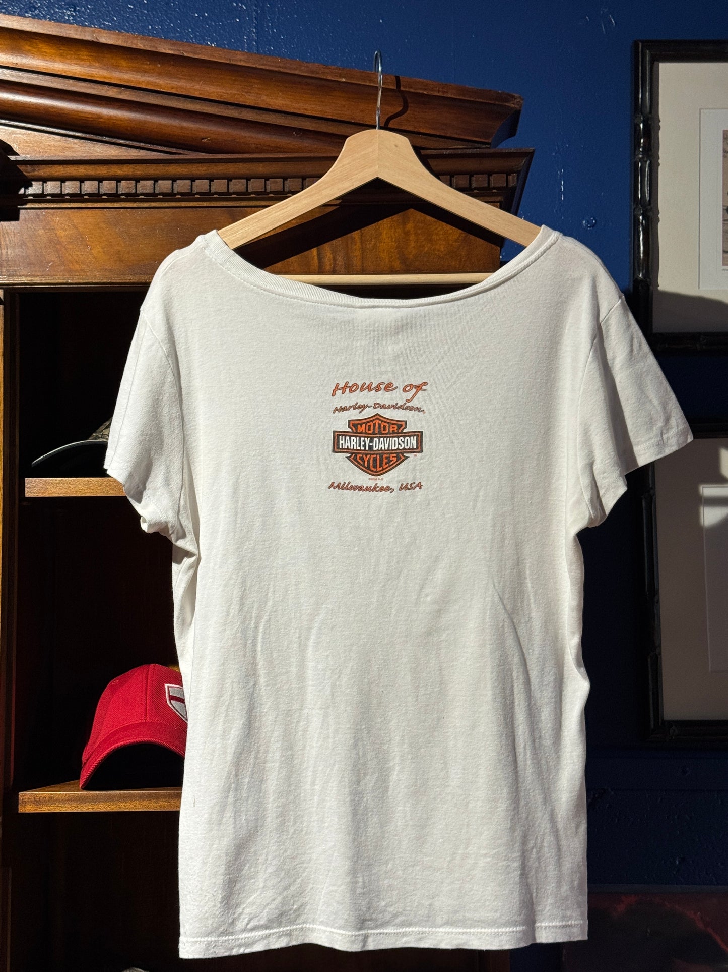 Harley-Davidson 105 Years Rhinestone T-Shirt [XL]