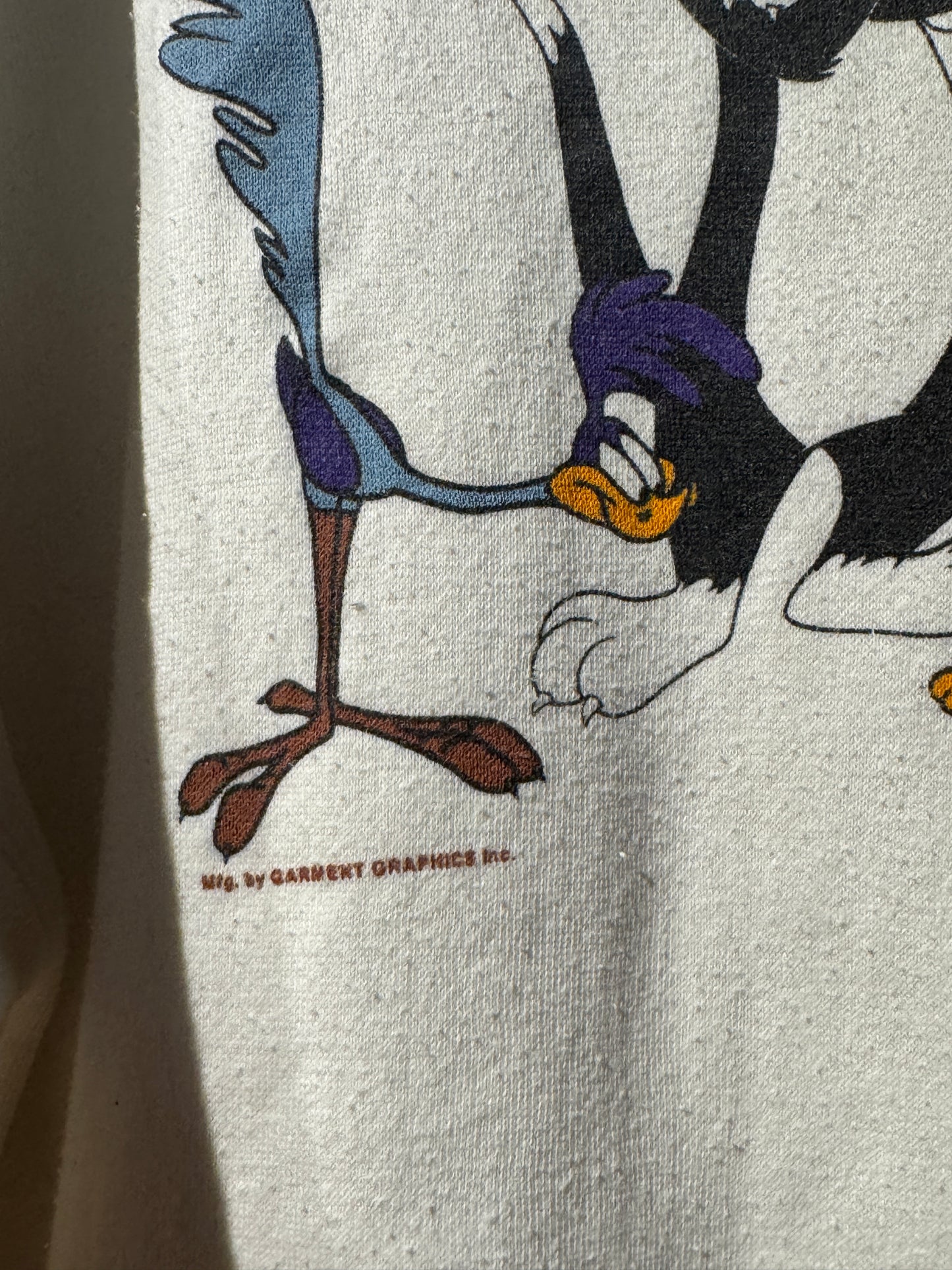 Vintage White Looney Tunes Hoodie [XL]