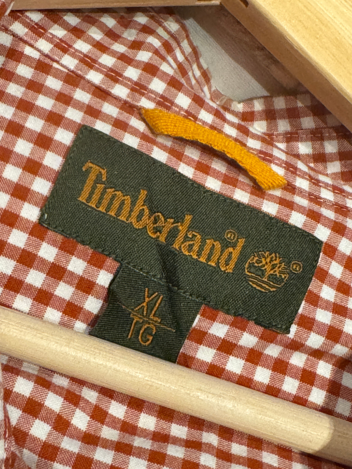 Timberland Gingham Short-Sleeve Shirt [XL]