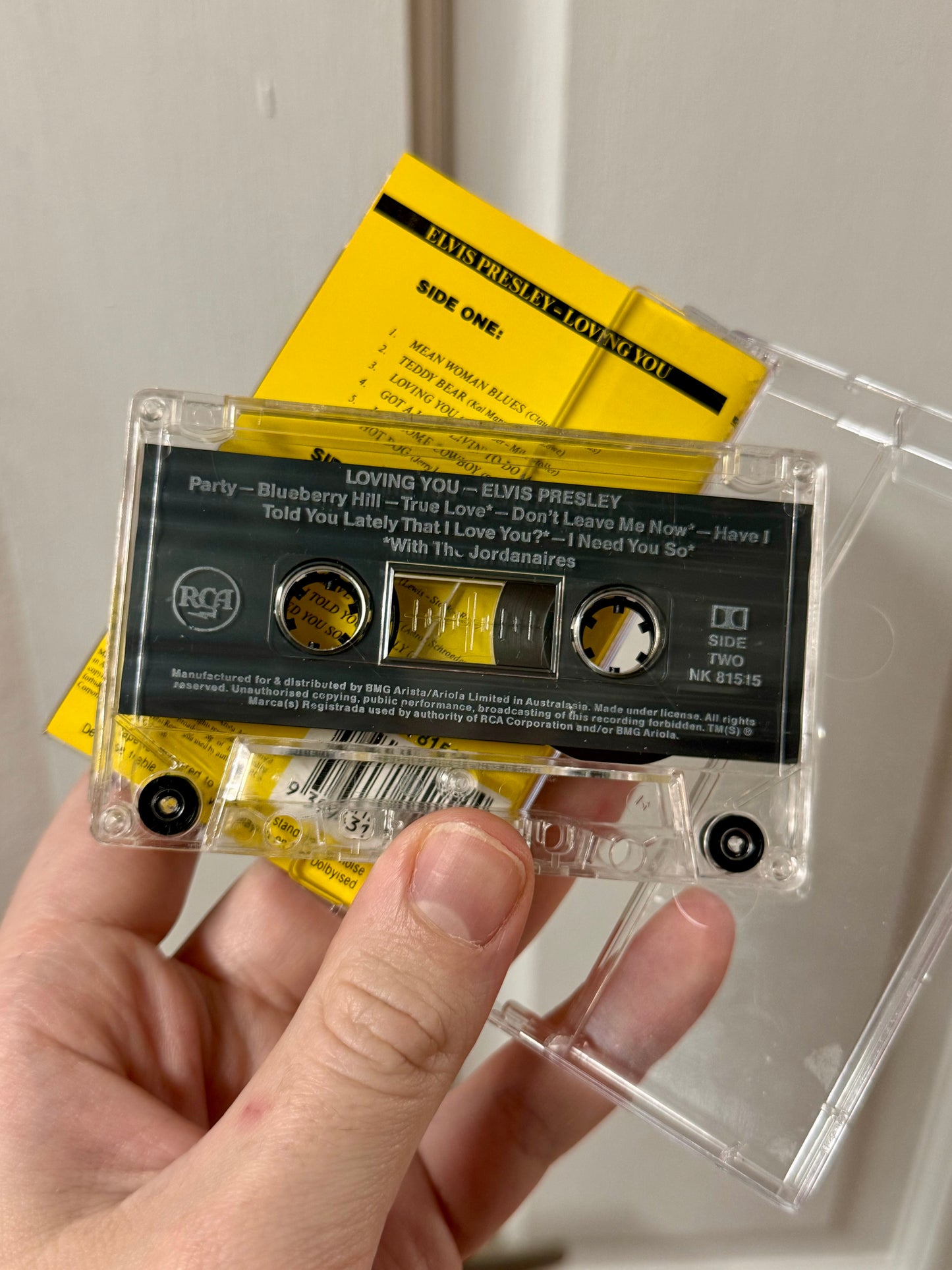 Elvis Loving You - Vintage Cassette