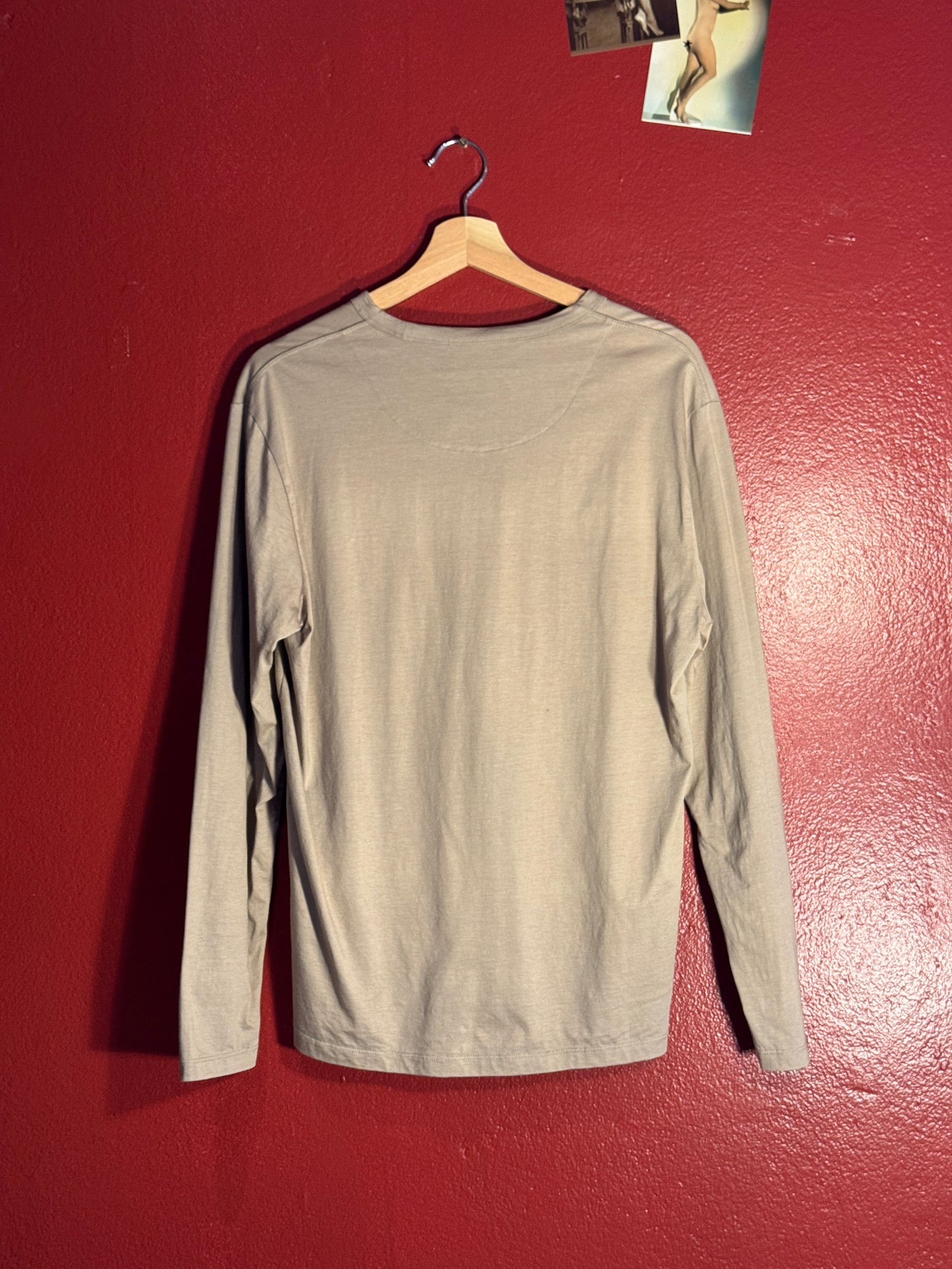 Vintage Burberry Black Label V-Neck Long Sleeve Tee - 3 (AU Women’s 10-12)