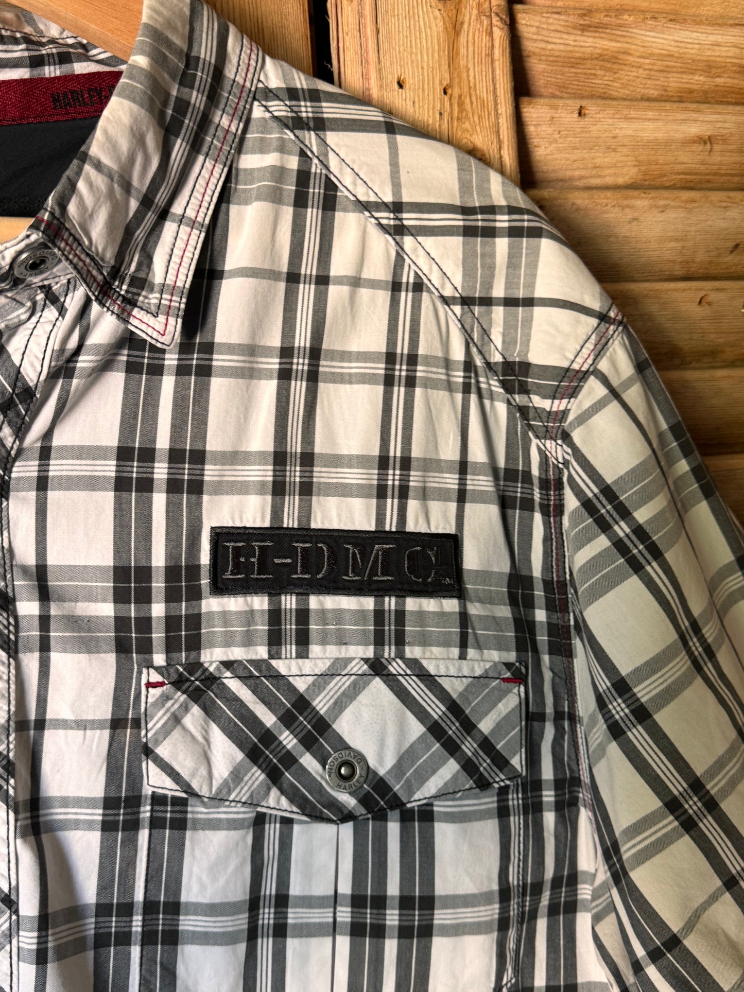 Harley Davidson Short Sleeve Patch Shirt [XL]