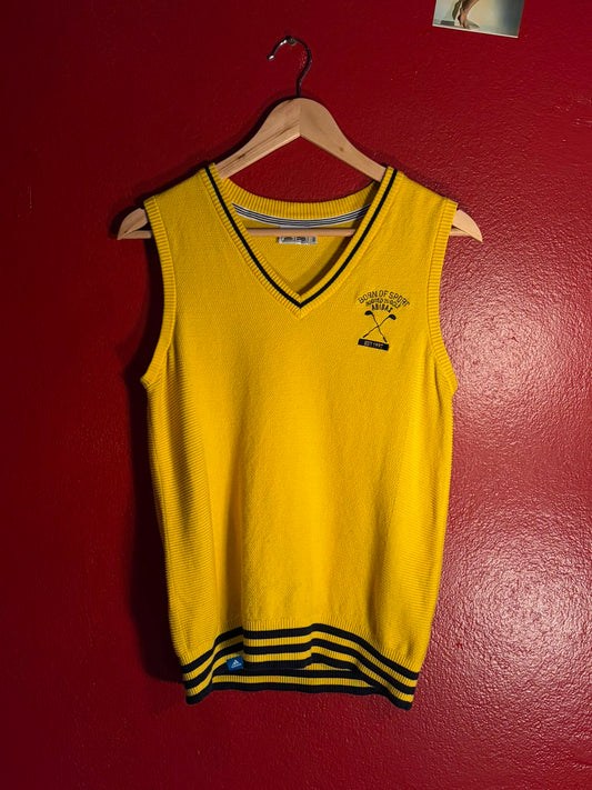 Adidas Golf Knit Vest Yellow [L/XL]