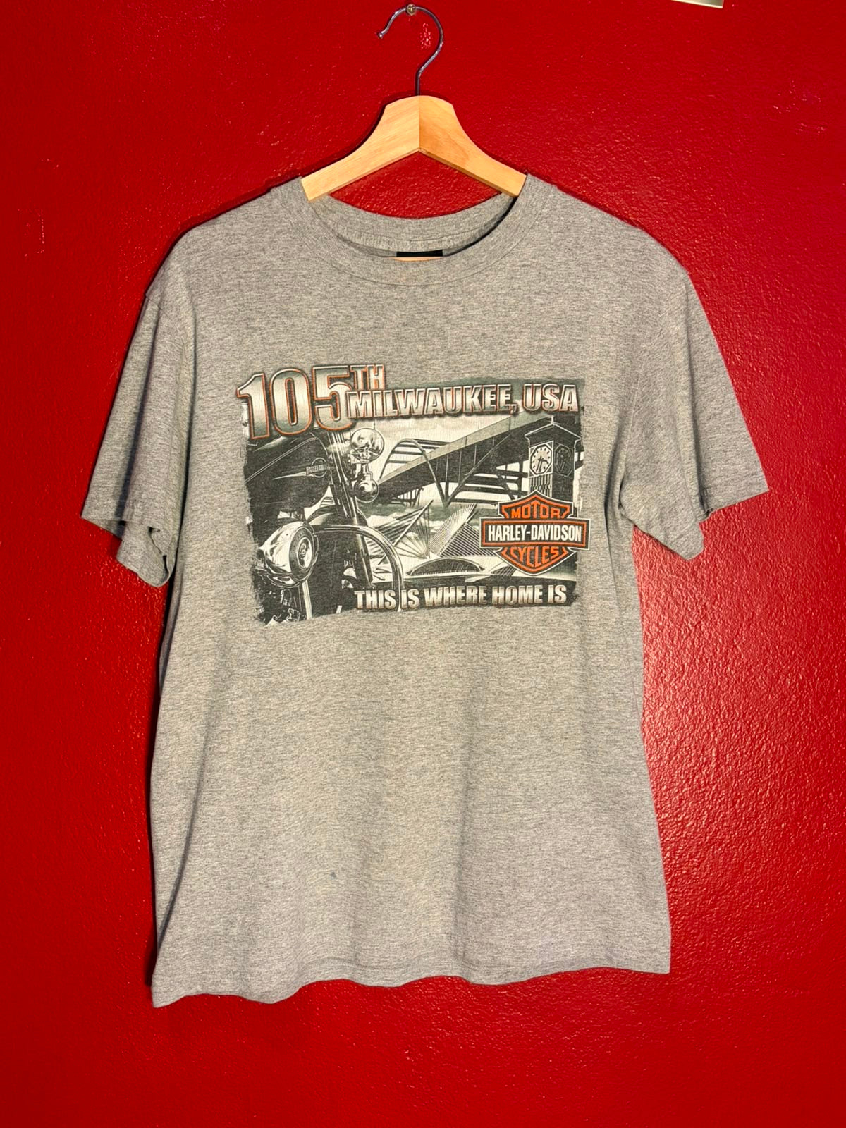 Harley-Davidson 105th Milwaukee Graphic T-Shirt [M]
