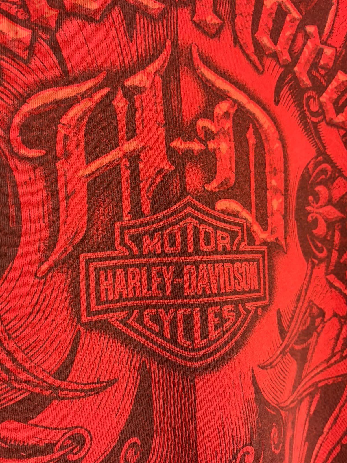 Harley-Davidson All Over Graphic T-Shirt [L]