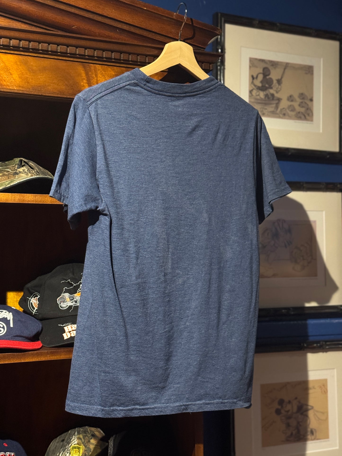 Mickey, Goofy, Pluto & Goofy Unisex Navy Disney Tee [S]