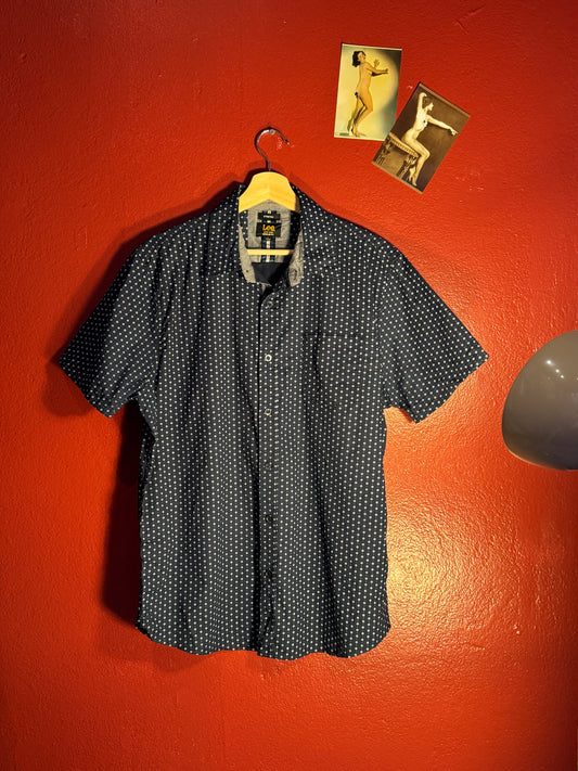 Lee Geometric Print Short Sleeve Shirt [L]