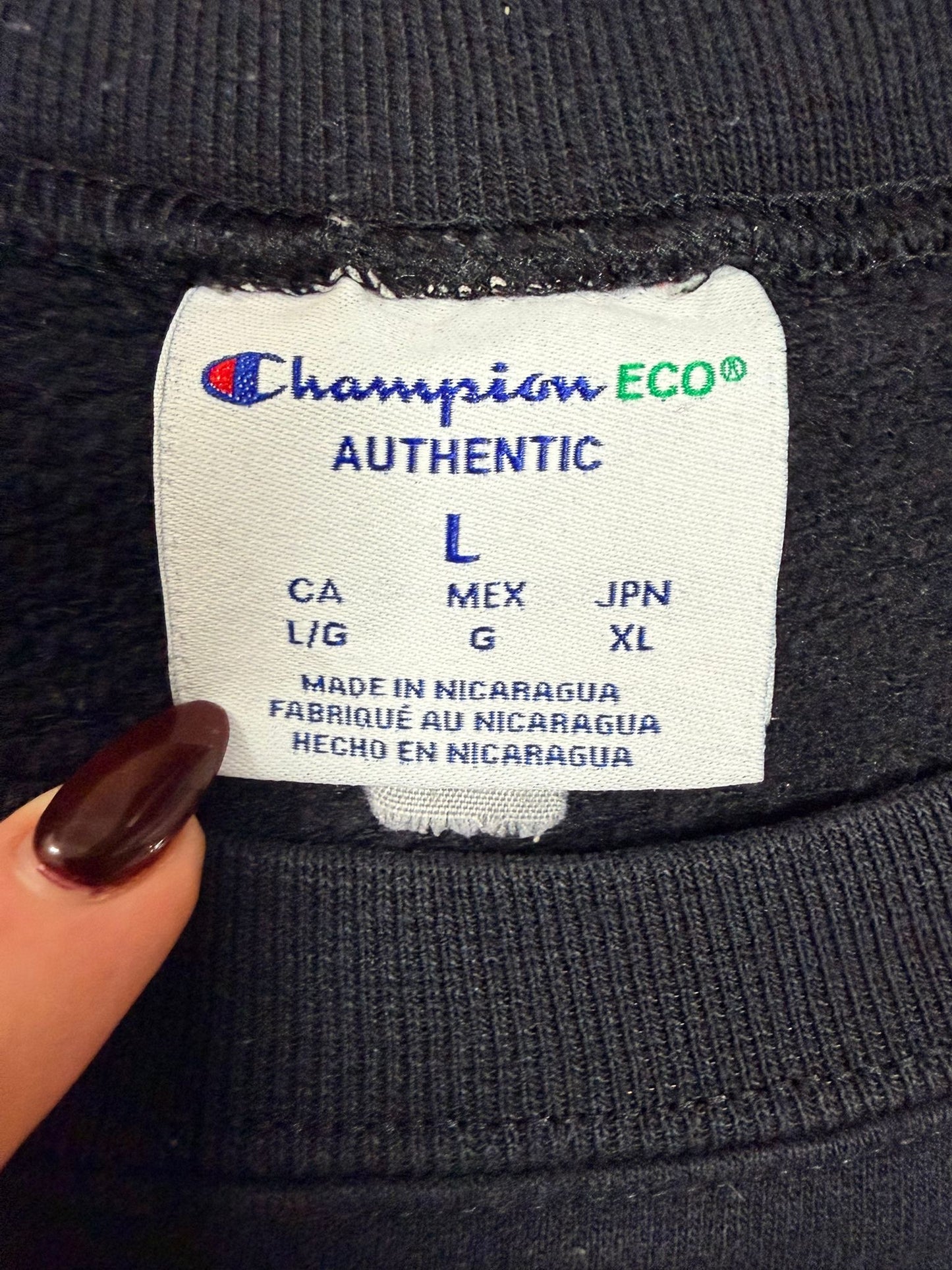 Champion CSUN Black Crewneck Jumper [L]