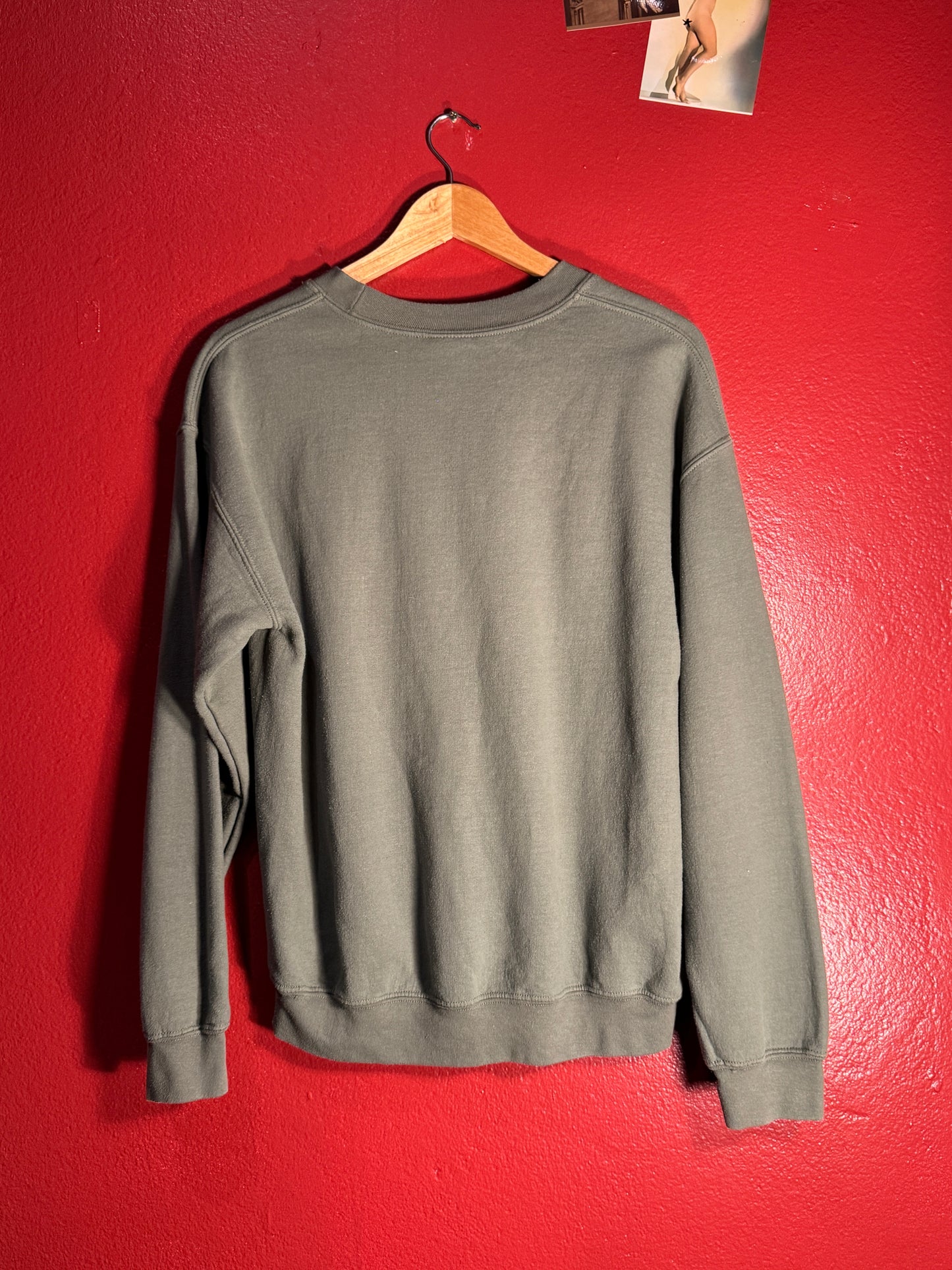 Vintage Deer Wildlife Graphic Crewneck Sweatshirt - M (AU M)