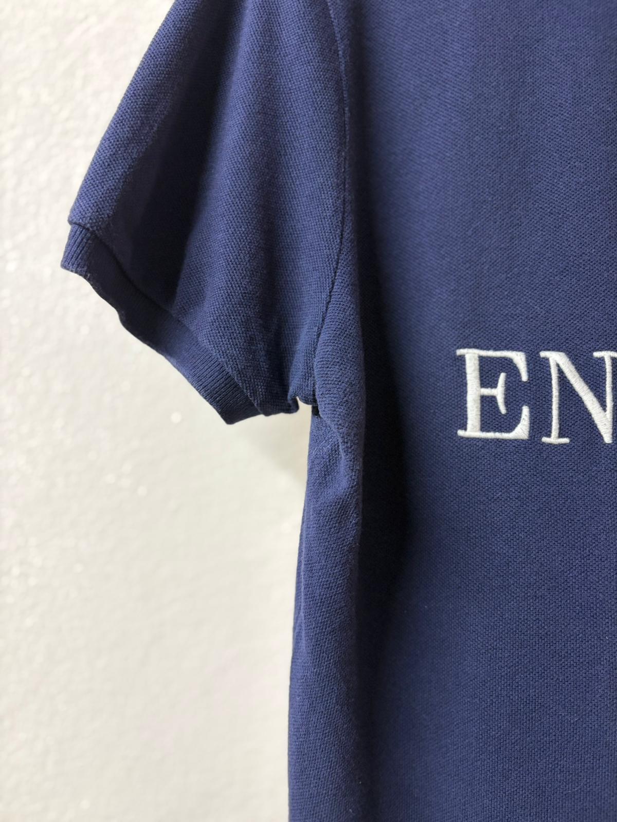 'England' Ralph Lauren Womens Navy Polo Tee [L]