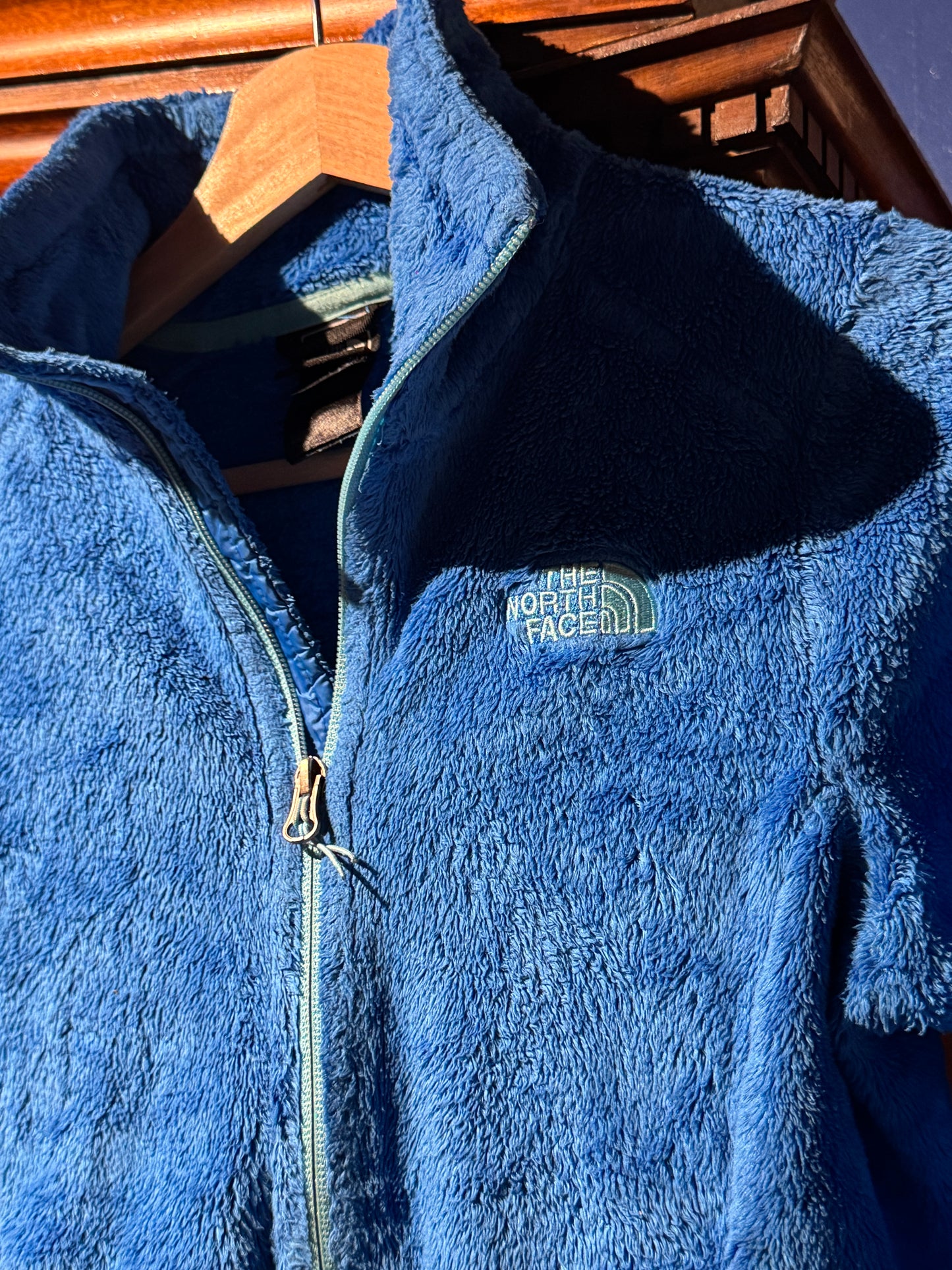 Vintage The North Face Blue Fleece Jacket (XS)