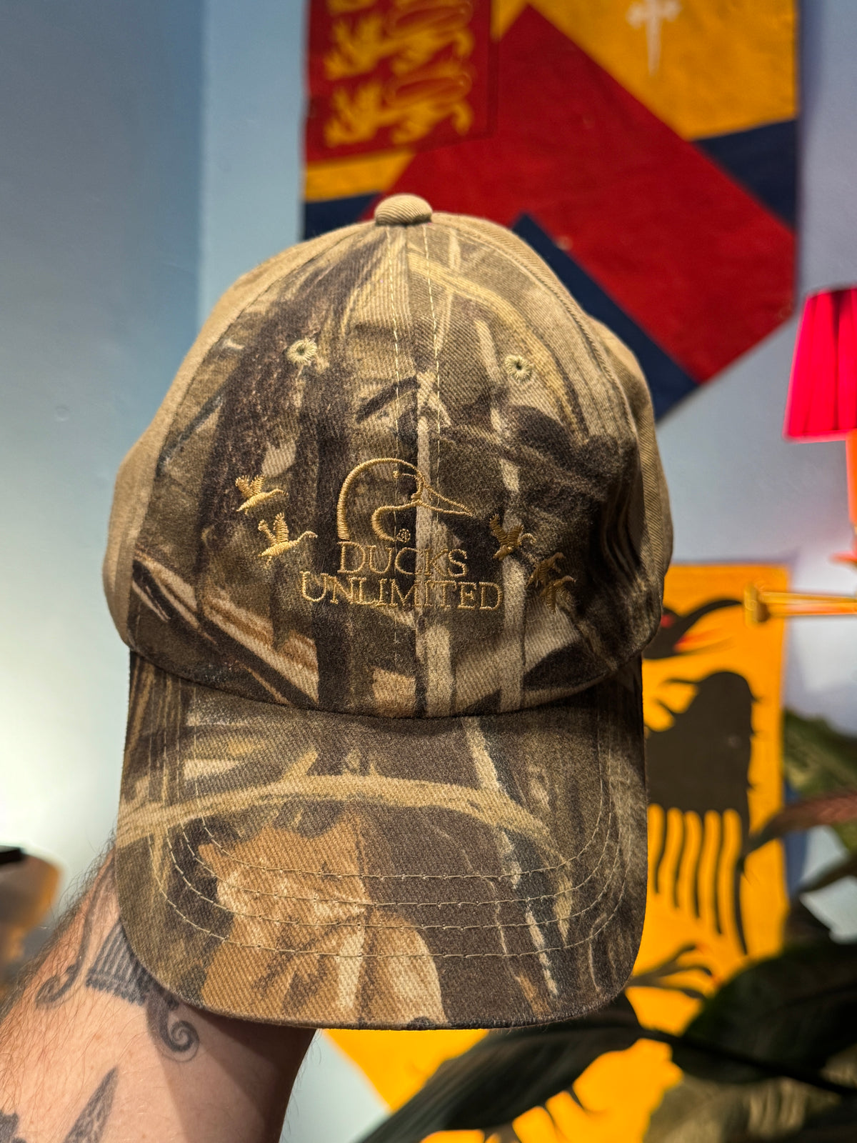 Vintage Ducks Unlimited Camo Cap