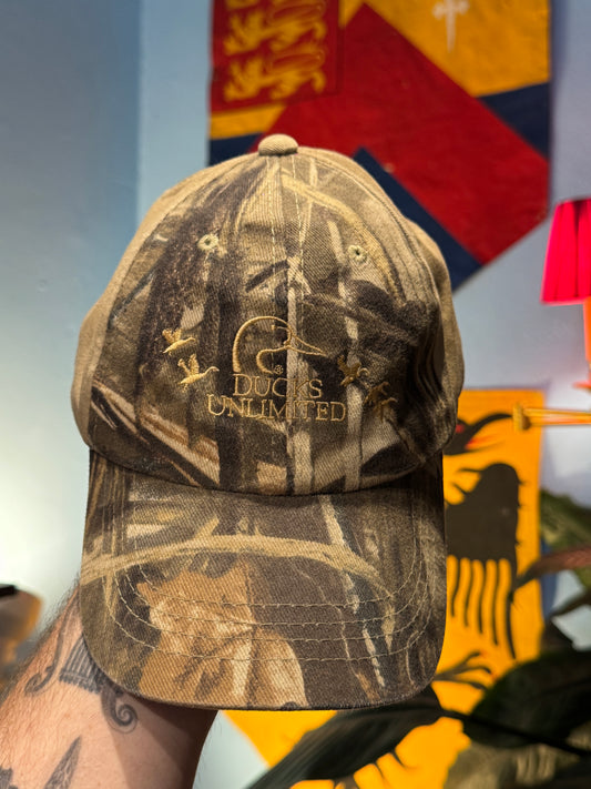 Vintage Ducks Unlimited Camo Cap
