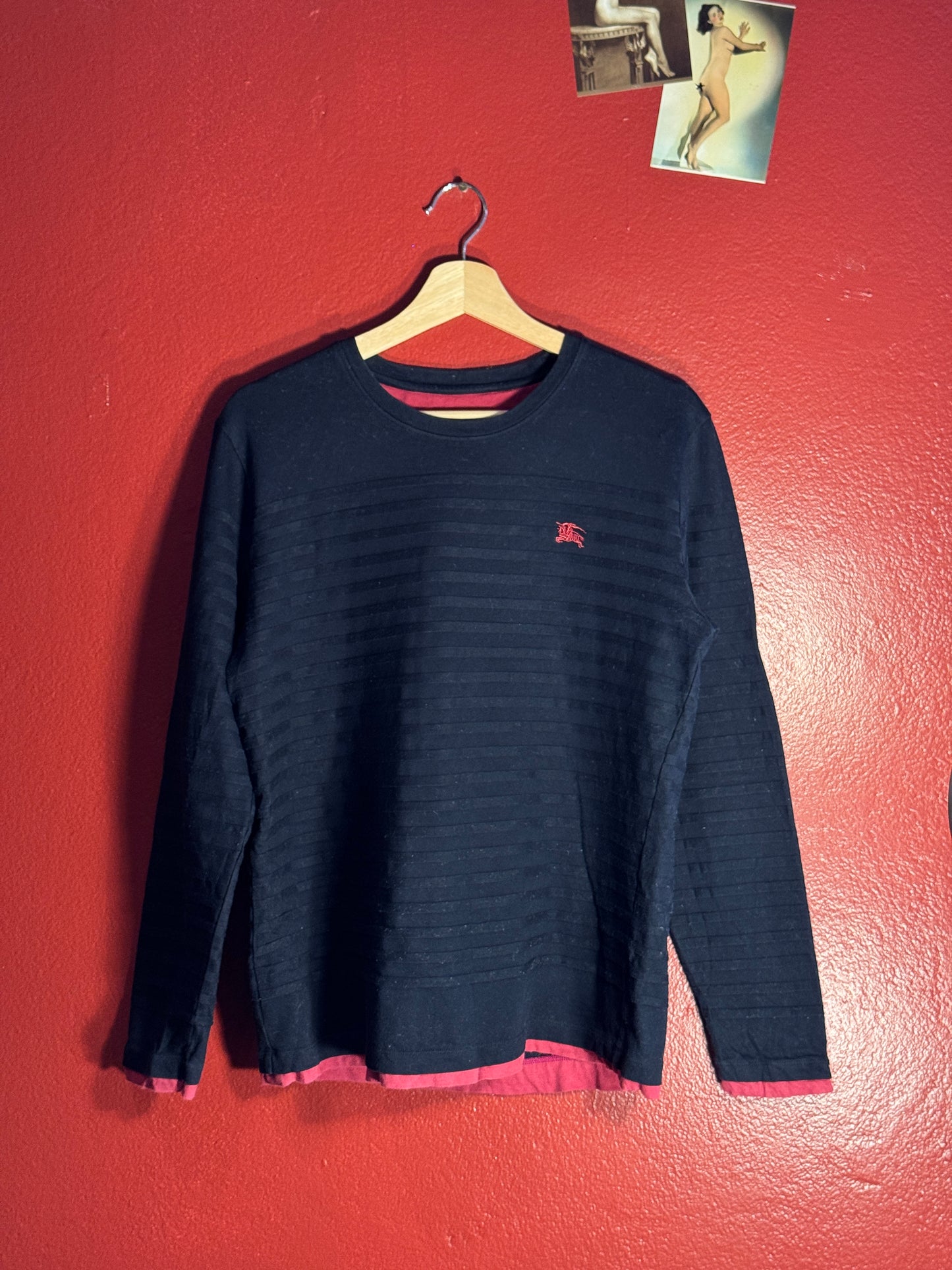 Vintage Burberry Black Label Long Sleeve Tee - 3 (AU Women’s 12-14)
