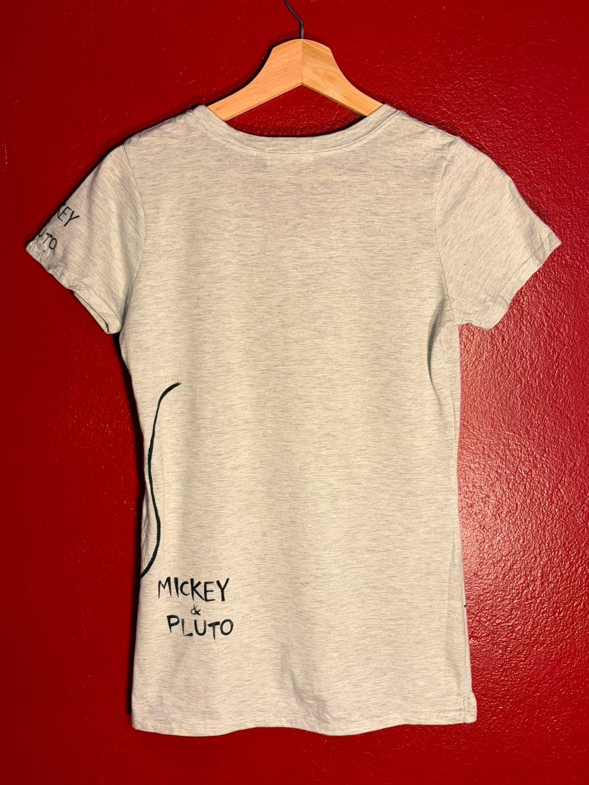 Disney Mickey & Pluto Graphic T-Shirt [S]