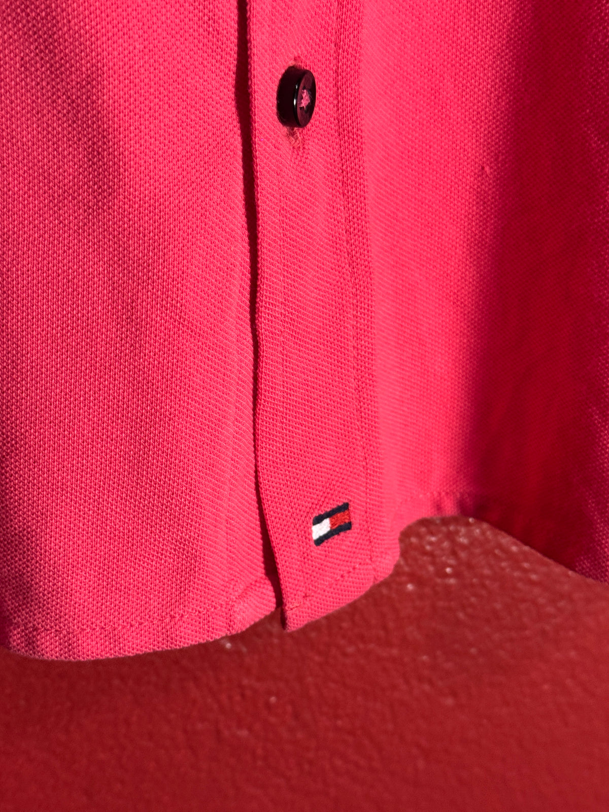 Vintage Tommy Hilfiger Short-Sleeve Piqué Shirt [M]
