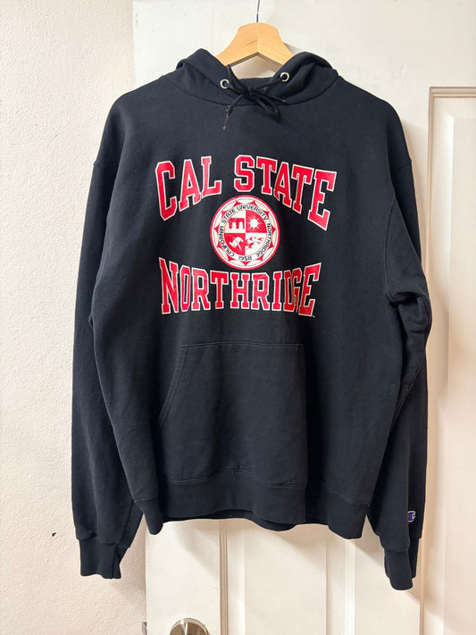 Champion Cal State Northridge Black Hoodie [M]