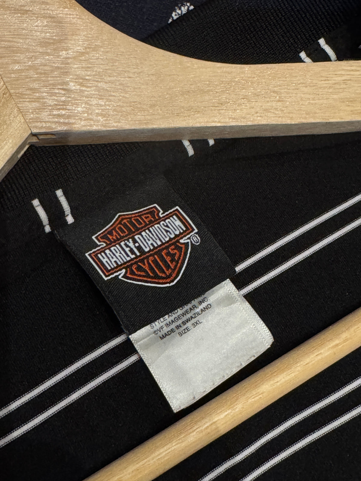Harley Davidson Eagles Nest Striped Polo [3XL]