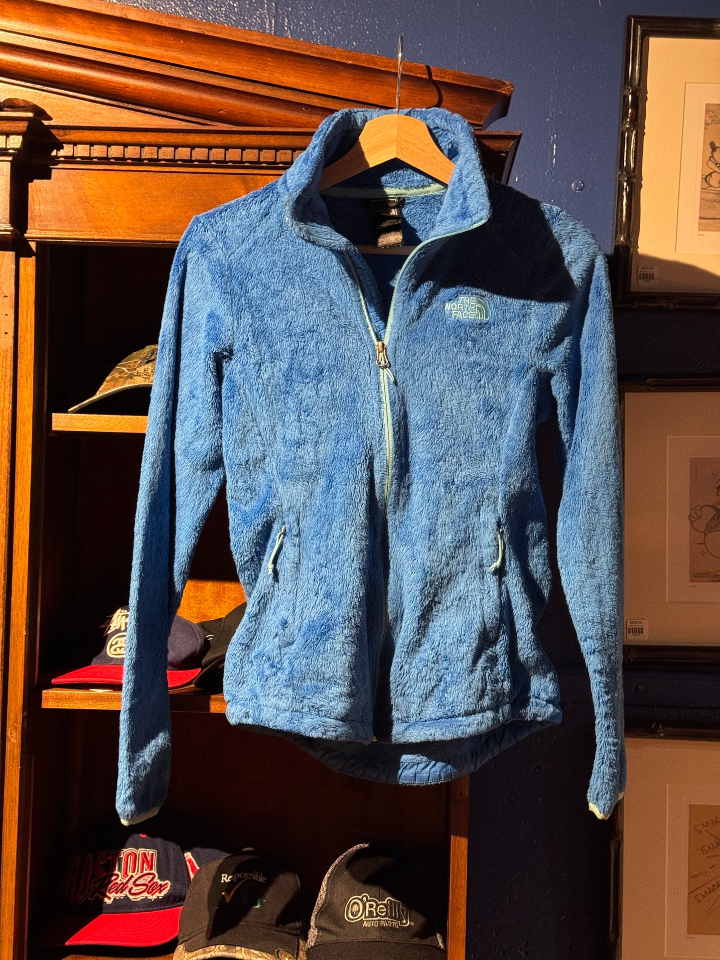 Vintage The North Face Blue Fleece Jacket (XS)