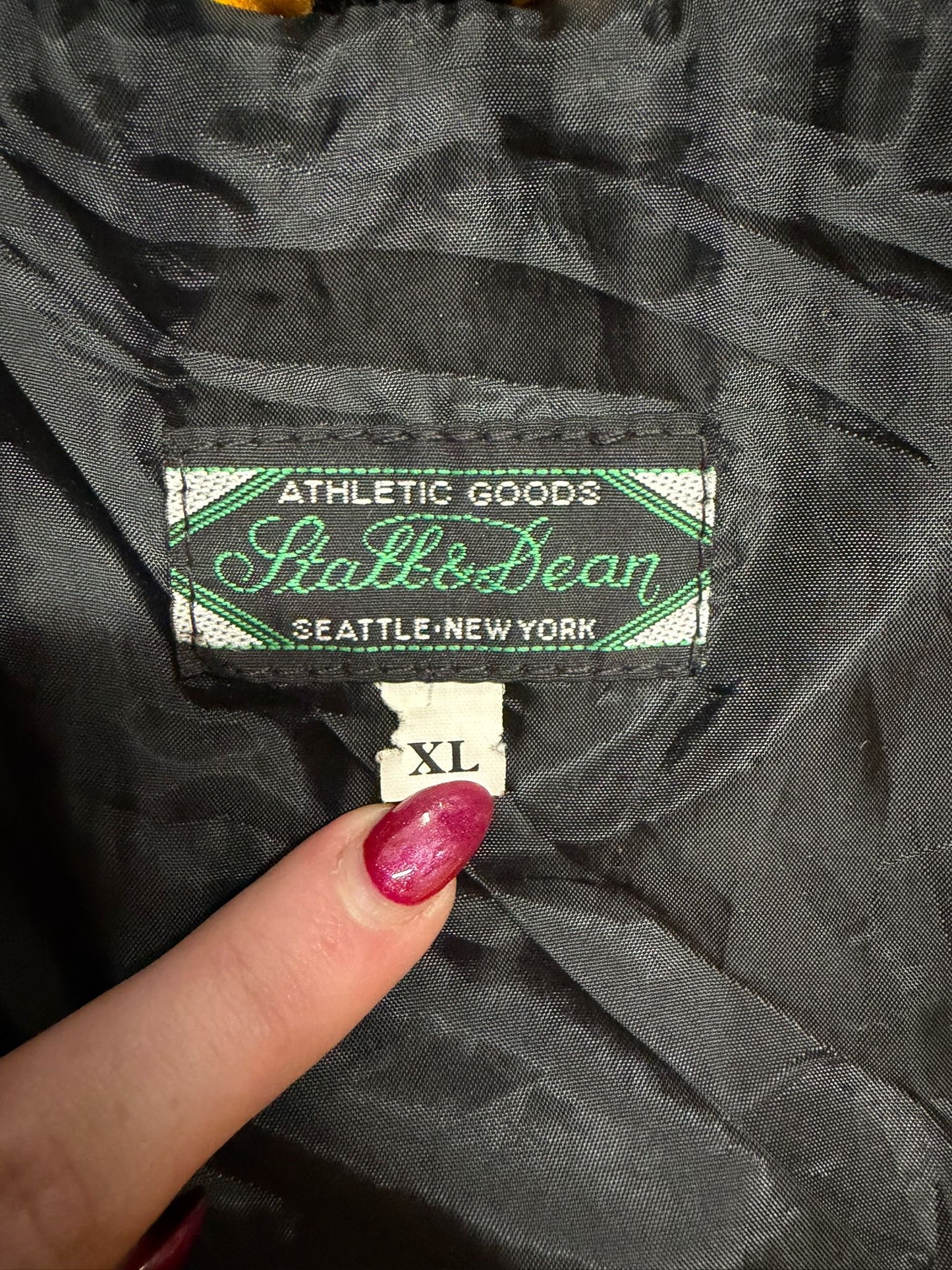 Vintage Aztecas Dorados Wool Bomber Jacket [XL]