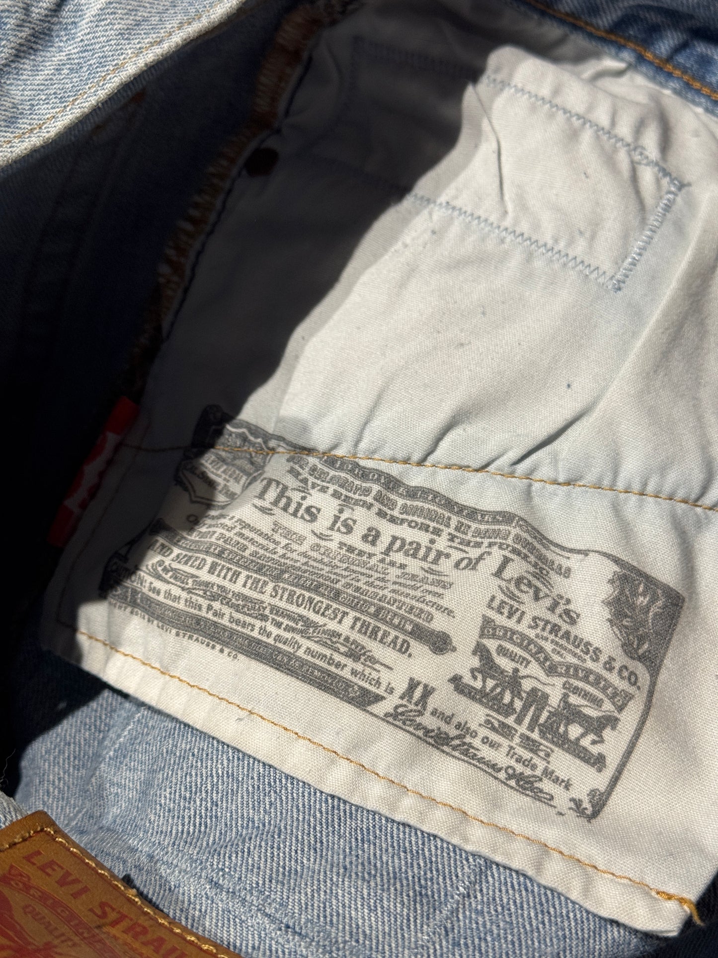 Vintage Levi’s 501 Cut Off Denim Shorts [W31]