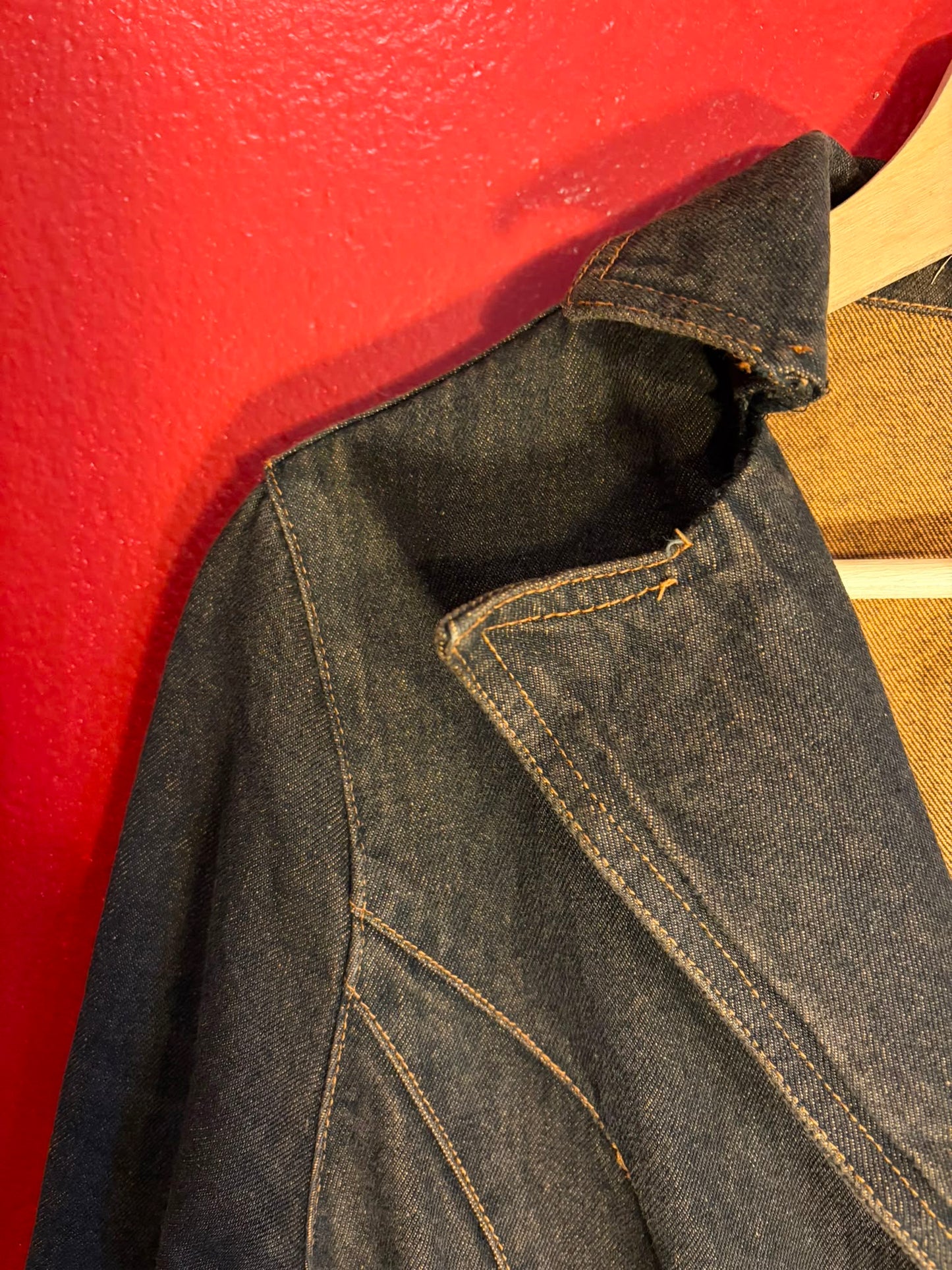 Vintage Dark Wash Denim Blazer - M (AU 10-12)