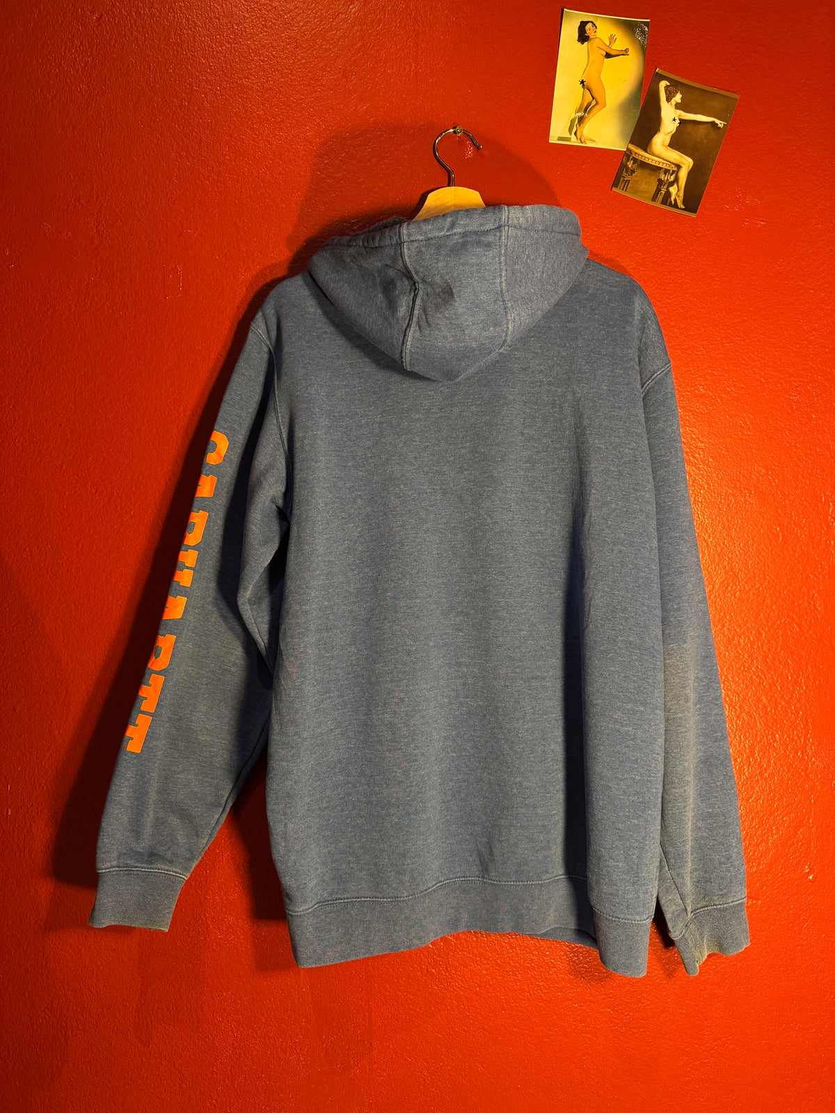 Vintage Carhartt Loose Fit Sleeve Logo Hoodie (M)