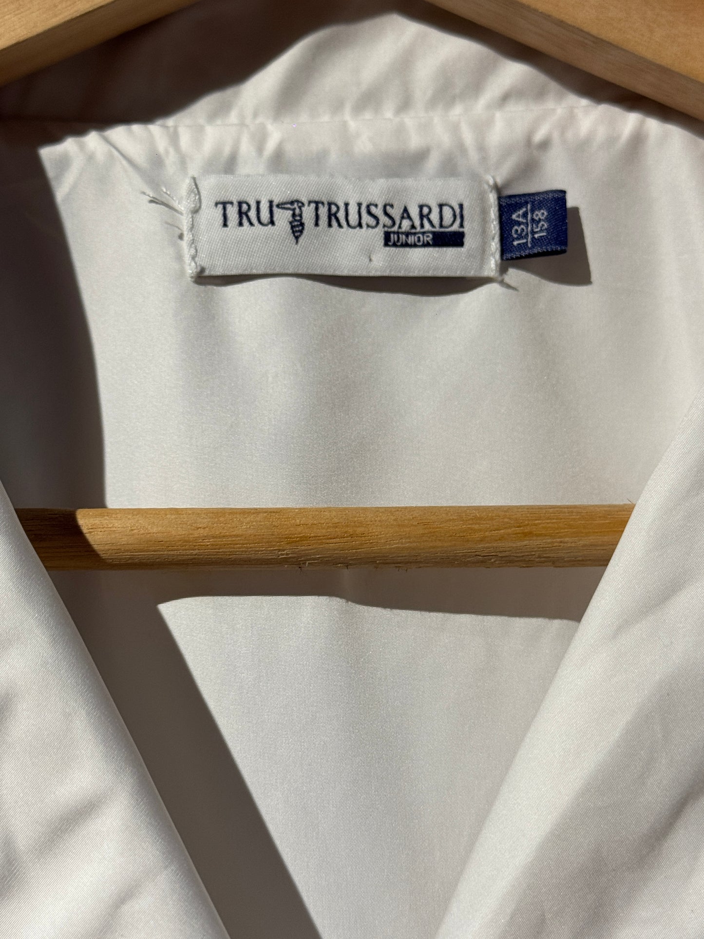 Vintage Italian Trussardi White Windbreaker Jacket
