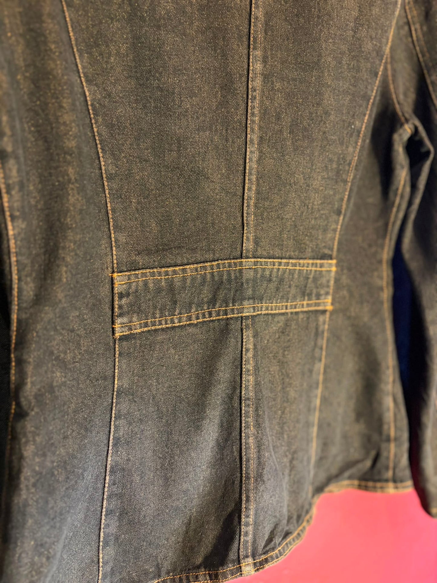 Vintage Dark Wash Denim Blazer - M (AU 10-12)