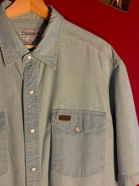 Carhartt Short Sleeve Snap Shirt (L)