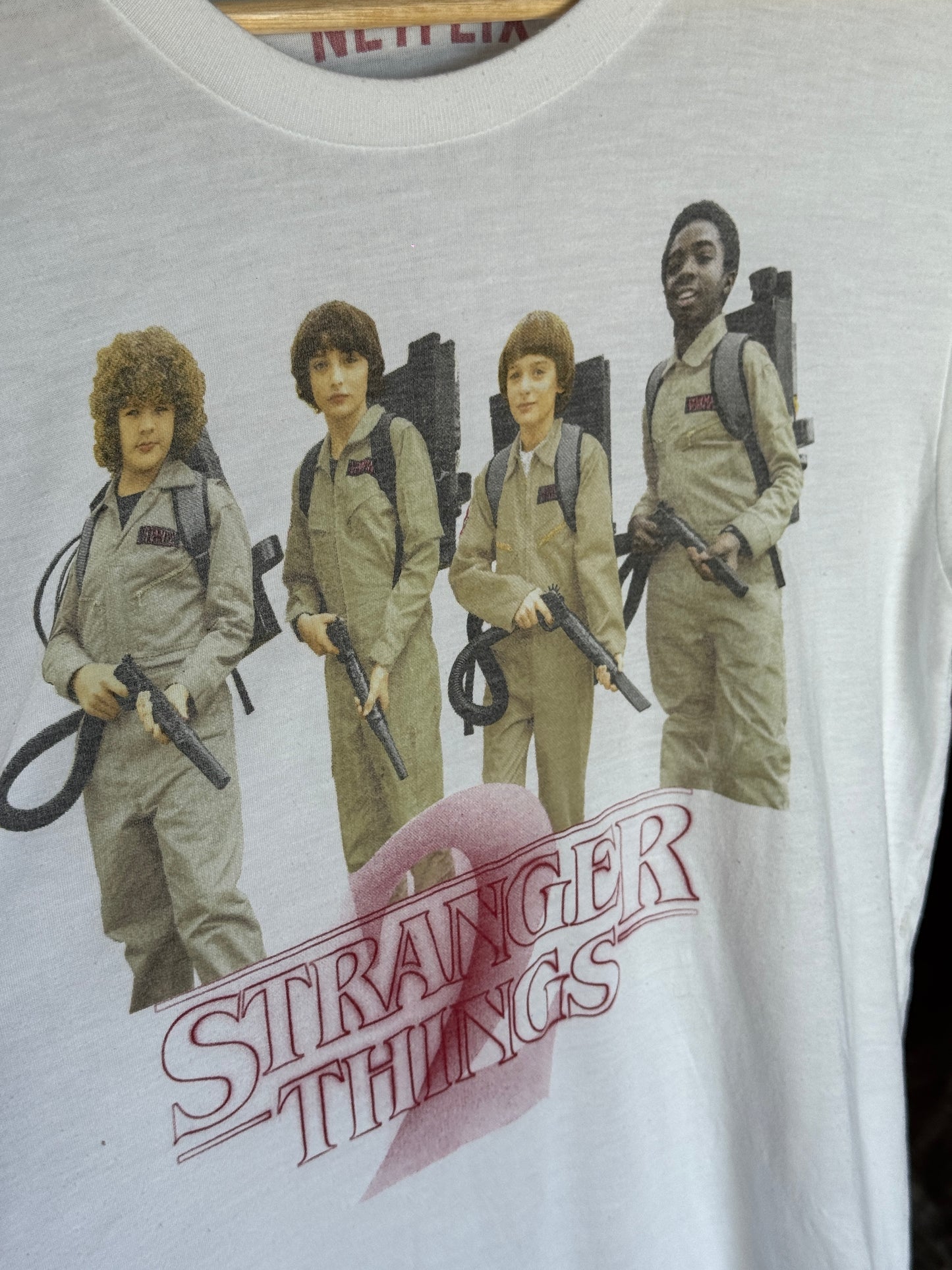 Stranger Things White Tee [M]