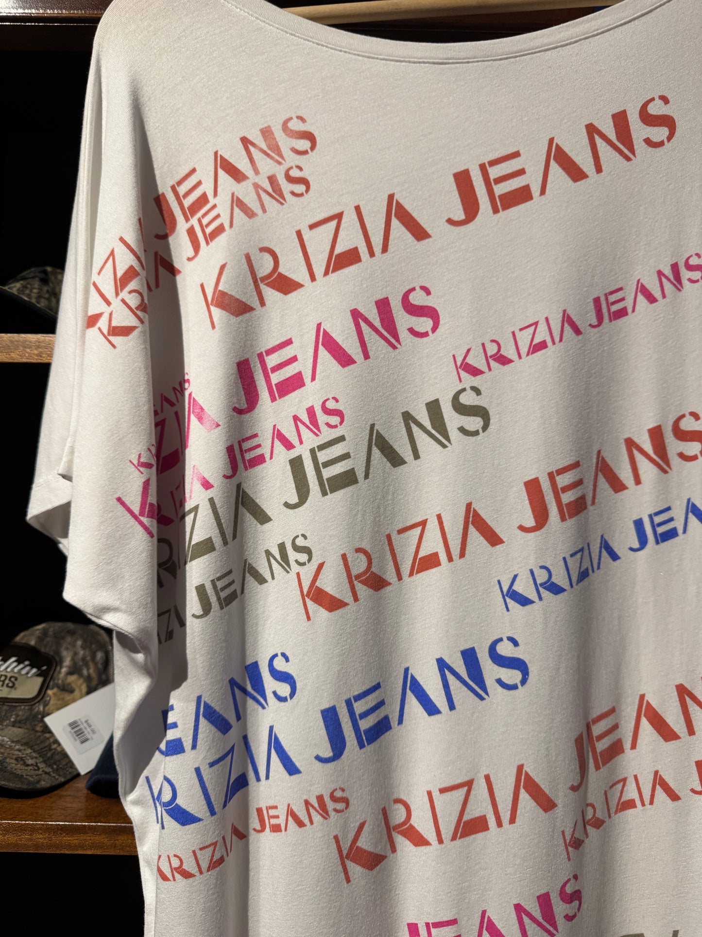 Vintage Italian Krizia Jeans Logo Tee Dress