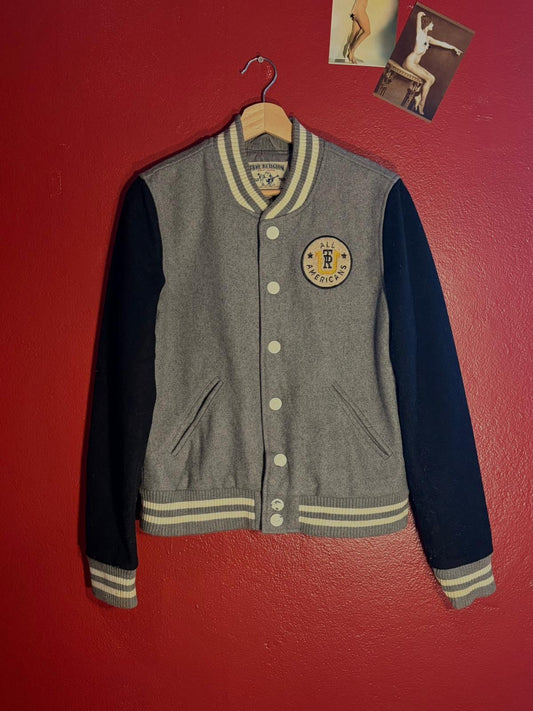 Vintage Y2K True Religion Varsity Jacket [L]