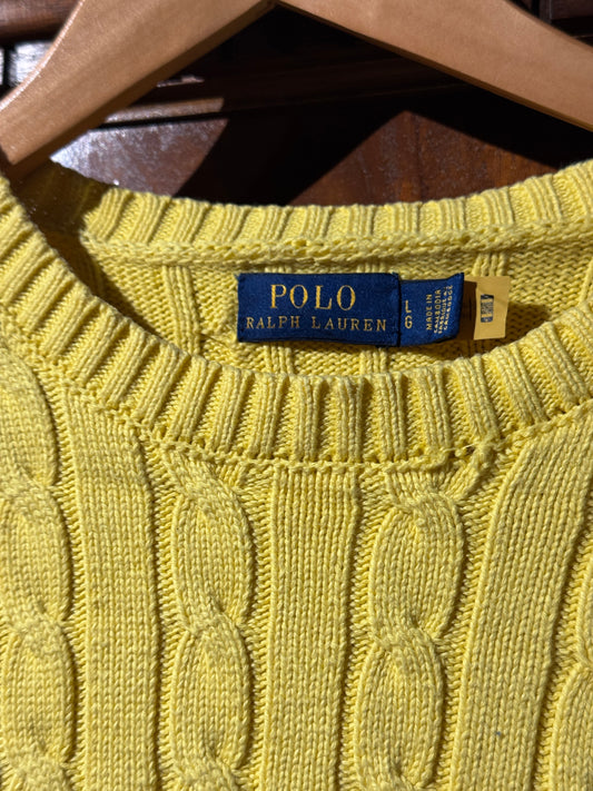 Vintage Polo Ralph Lauren Short-Sleeve Cable Knit